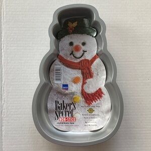 Vintage Ekco Snowman Cake Pan NOS